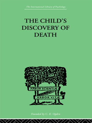 cover image of The Child's Discovery of Death